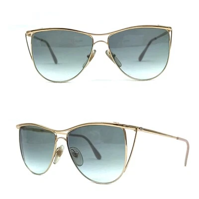 NUEVO DE LOTE GAFAS DE SOL LACOSTE OJO DE GATO CARAVANA ITALIANA MARCO DORADO DE COLECCIÓN 837 NOS Foto 1 de 4