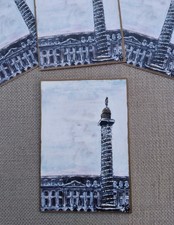 Biglietti Coco CHANEL Karl Lagerfeld Place Vendome 1997 card