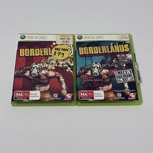 Borderlands and Double Game Add On Expansion Pack Xbox 360 PAL Games Complete - Picture 1 of 8