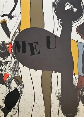 Josep Guinovart Meu Handsigniert Lithographie Spanische Künstler Kunstdruck '76 - Bild 1 von 4