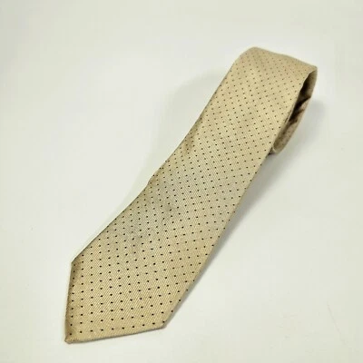 Corbata Dolce and Gabbana Para Hombre Dorada Lunares ITALIA Auténtica Foto 1 de 4