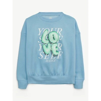 Girls Blue Justice EDF Fleece Crew size XL (16/18) - Image 1 of 4