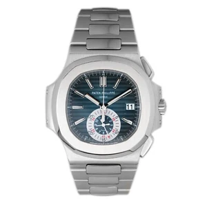 Patek Philippe Nautilus Chronograph Auto Steel Mens Bracelet Watch 5980/1A-001 - Picture 1 of 5