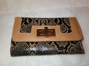 Snakeskin / Snake skin Crocodile Faux Leather Wallet, Amazing Design, Great Gift