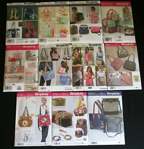 BOLSOS Y BOLSOS Simplicity Patrón de costura * Tú eliges * Mochila de lona - Imagen 1 de 12