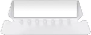 Pendaflex® Hanging File Folder Plastic Tabs, Clear, Pack of 25 - Picture 1 of 12