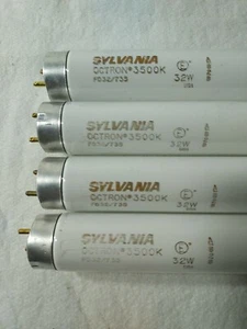 (4-Pack) Sylvania FO32/735 32W Fluorescent Lamp Light Bulb 3500K 48" - Picture 1 of 3