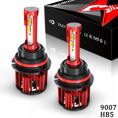 2x LED Headlight Bulbs Kit Hi Lo Beam For Ford Bronco 1992 1993 1994 1995 1996 - Image 1 of 4
