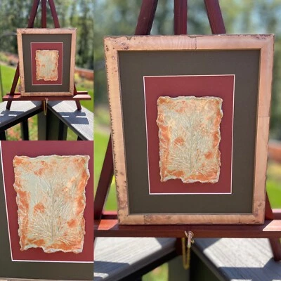 Framed Wall Art Pottery Handmade (8”X10”) at ClayByKirt small Washington studio - Image 1 of 4