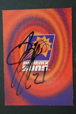 Jim Jackson Phoenix Suns Signed 1995 Sky Box #411 Autographed Basketball Card - Image 1 of 3
