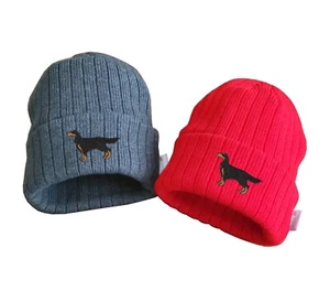 Gordon Setter perro bordado gorro de lana sombrero, gorro aislado - Imagen 1 de 3