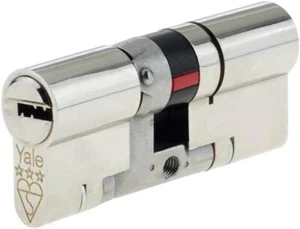 Cerradura de cilindro de perfil europeo de 3 estrellas Yale Platinum P-YS3-4535N 45/35 (80 mm) níquel - Imagen 1 de 1