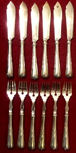 12-teiliges versilbertes Fischbesteck von WMF - Picture 1 of 5