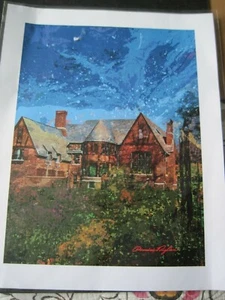 Dominic Pangborn Seriolithograph 2016 Junior League of Detroit Show House 14x11 - Picture 1 of 1