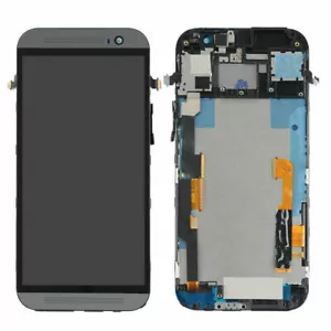 Black For HTC M8 One M8 LCD Display Touch Screen Replacement Digitizer Assembly - Picture 1 of 3