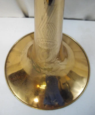 C. G. CONN 8H ELKHART PROFESIONAL TROMBÓN TENOR ROSA LATÓN CAMPANA VINTAGE Foto 1 de 4