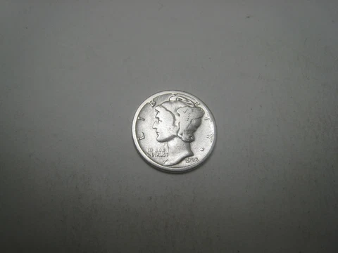 1928-S Mercury Silver Dime Cover