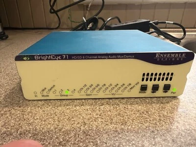 Ensemble Designs BrightEye 71 HD/SD 8 Channel Analog Audio Embedder/Disembedder - Image 1 of 4