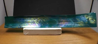 CENICERO DE VIDRIO ARTÍSTICO DE CANADÁ 10 PULGADAS DE LARGO 1,5 PULGADAS DE ANCHO COMO EN LA FOTO[32] Foto 1 de 2