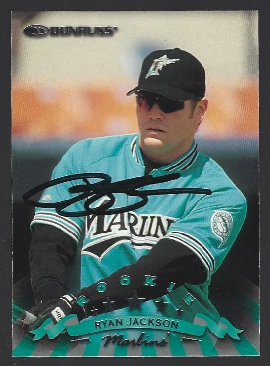 1998 Donruss Baseball Ryan Jackson #194 IP autograph signed card - Image 1 of 1