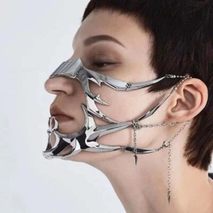Gothic Maske Cyber Punk Irregular - Bild 1 von 7