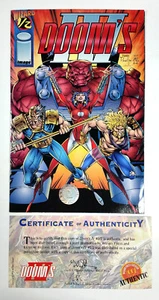 Doom's IV #1 Wizard 1/2 Special Edition w/COA (1994) Image Comics - Picture 1 of 2