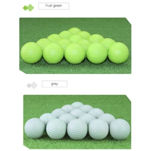 4x Golf Balls 4-Color Fit Golf Practice Soft/Light Weight/Flexible/Less Impact - Picture 1 of 8