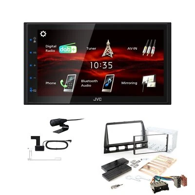 JVC Bluetooth 2DIN DAB+ Autoradio für KIA Picanto 2004-2007 in schwarz - Bild 1 von 4