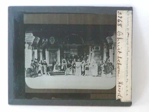 Siegmund Lubin Magic Lantern Rutsche - Vintage Passionsspiel Szene 2768 - SELTEN - Bild 1 von 2