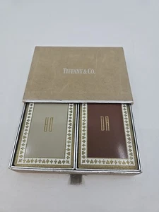 Vintage Tiffany & Co Doppeldeck Spielkarten mit Etui gebraucht - Bild 1 von 7