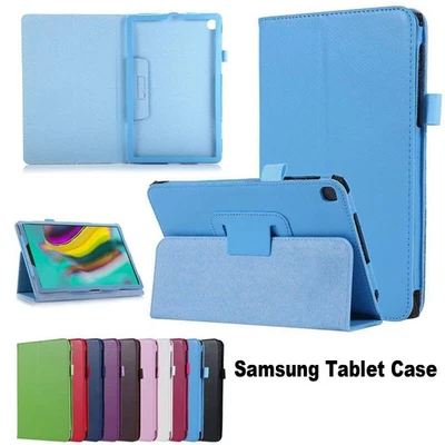 Funda de cuero con soporte para tablet Samsung Galaxy Tab A A7 A8 S5e S6 S7 S8 Foto 1 de 4