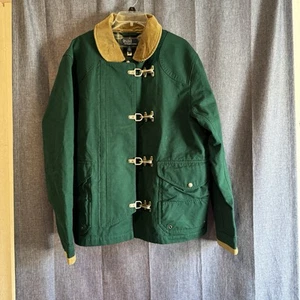 Polo Ralph Lauren Mens Green Cotton Canvas Jacket Size Large Excellent - Picture 1 of 4