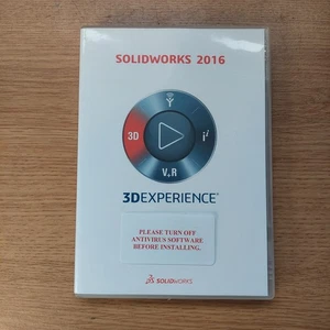 SOLIDWORKS 2016 3D Experience 2 Discs Installation Disks NO CODE DISK ONLY - Picture 1 of 11