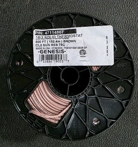 500ft Thermostat Wire 18/3 Genesis 47114807 - Picture 1 of 2