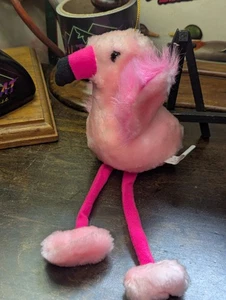 B.J. Toy Company Pink Flamingo Plush 7" Stuffed Animal - Picture 1 of 8