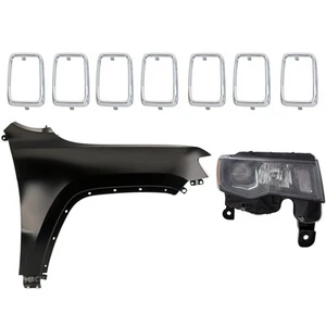 Headlight Driving Head light Headlamp Passenger Right Side Hand for Jeep 2022 - Picture 1 of 11