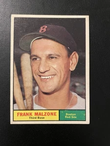 1961 Topps Baseball Set Break #260 Frank Malzone Boston Red Sox EXMT! SHARP! - Picture 1 of 2