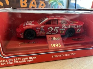 1995 Racing Champions KEN SCHRADER  #25 BUDWEISER 1:24 -Scale Bank Die Cast - Picture 1 of 1
