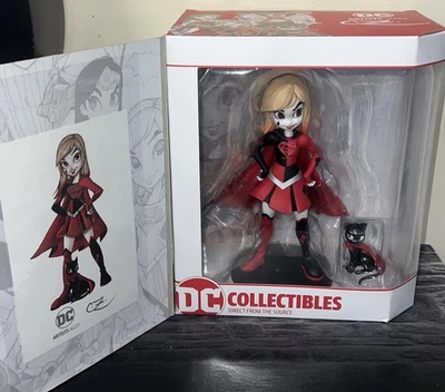 DC Artist Alley Chrissie Zullo Supergirl Estatua Harley Quinn Variante *Caja abierta Foto 1 de 4