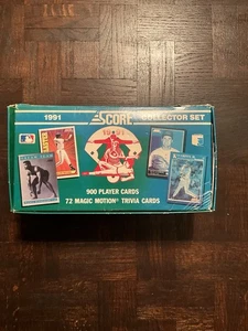1991 SCORE COLLECTOR BASEBALL CARD SET. - Picture 1 of 2