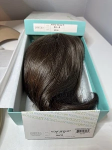 Estetica Designs Mono Wiglet 811-LF hairpiece Topper R6/10 Medium Brown NIB - Picture 1 of 10