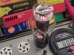 One TV7D/U RE-Test Strong Sylvania VT-52 2C45 45 Special Tube Audio Triode - Picture 1 of 20