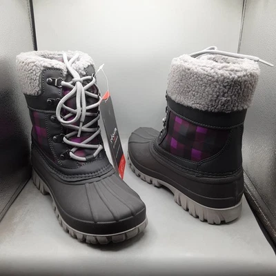 Botas Storm By Cougar Carlisle Carlisle para mujer 9W carbón/orquídea con cordones E1 Foto 1 de 4