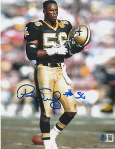 PAT SWILLING NEW ORLEANS SAINTS BECKETT AUTHENTICATED ACTION SIGNED 8x10 - Picture 1 of 1