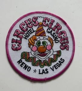 VTG Circus Circus Patch Iconic Vegas Rare Classic - Picture 1 of 1