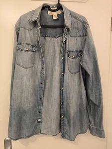 Jeanshemd, Hemd Jeans H&M Größe L - Bild 1 von 3