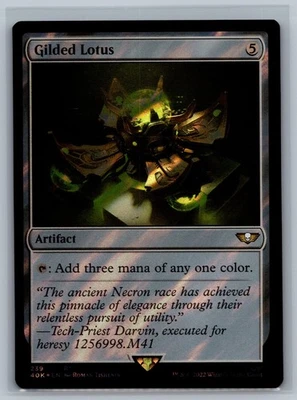 MTG Universes Beyond: Warhammer 40,000 Gilded Lotus (Surge Foil) #239 TCG 40k - Image 1 of 2