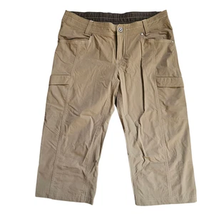 Kuhl Damen Cargo Capri Hose Crop Gr. 8 Wandern Outdoor bestickt leicht - Bild 1 von 10