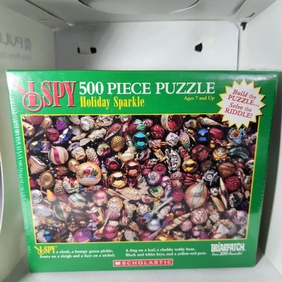 2008 Briarpatch I Spy 500 шт. головоломка Holiday Sparkle  - Изображение 1 из 4