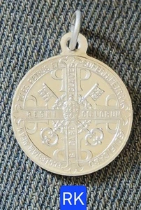 XIX è- Superbe Médaille Argentée 23 mm - Clefs De Saint Pierre Par Orvillle 1870 - Photo 1 sur 2